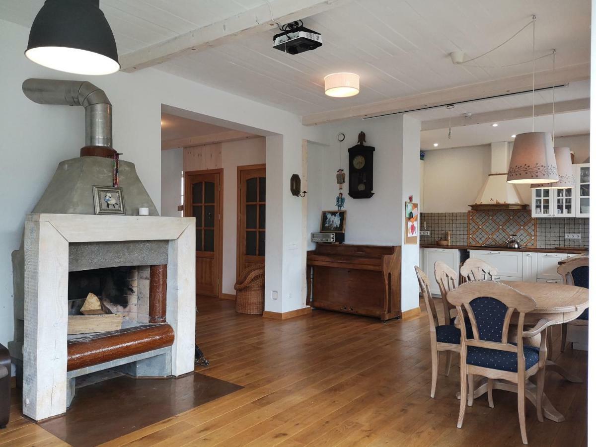 9 Min From Palanga! Luxury House On The River And Sauna Kretinga Eksteriør bilde