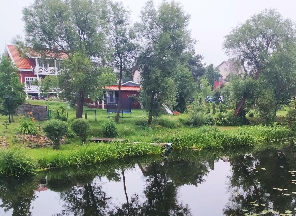 9 Min From Palanga! Luxury House On The River And Sauna Kretinga Eksteriør bilde